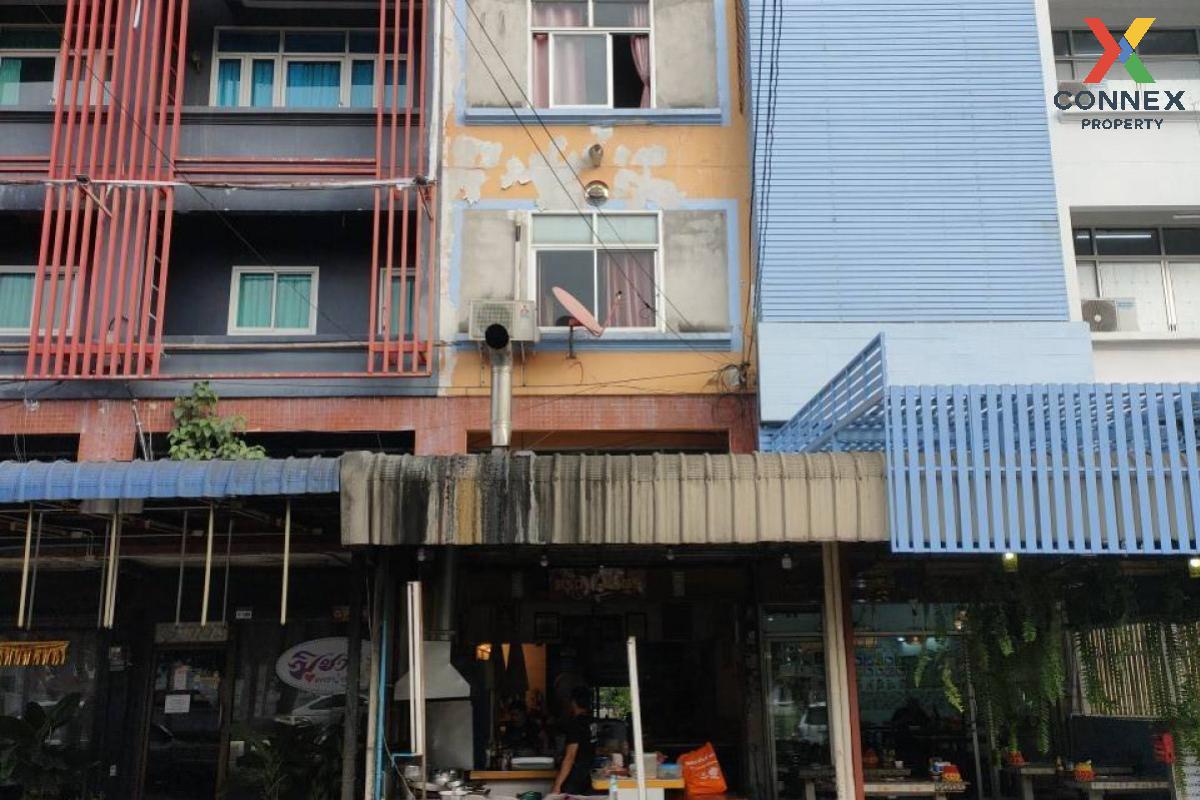 ขายอาคารพาณิชย์นวมินทร์ รามอินทรา : ขายอาคารพาณิชย์ 4 ชั้น โครงการตลาดธนะสิน ถนนนวมินทร์ คลองกุ่ม เขต บางกะปิ กรุงเทพ CX-111406