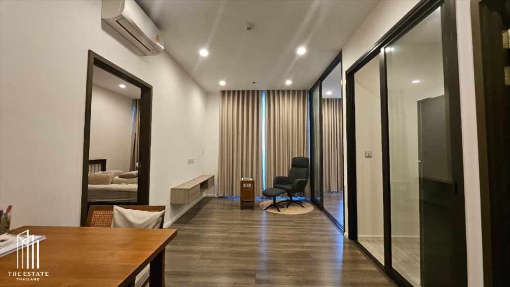 ให้เช่าคอนโดอ่อนนุช อุดมสุข : For rent Whizdom Essence ห้องทิศใต้วิวโล่ง พร้อมการตกแต่ง เข้าอยู่ได้ทันที 51.84 sq.m. 2 bedroom