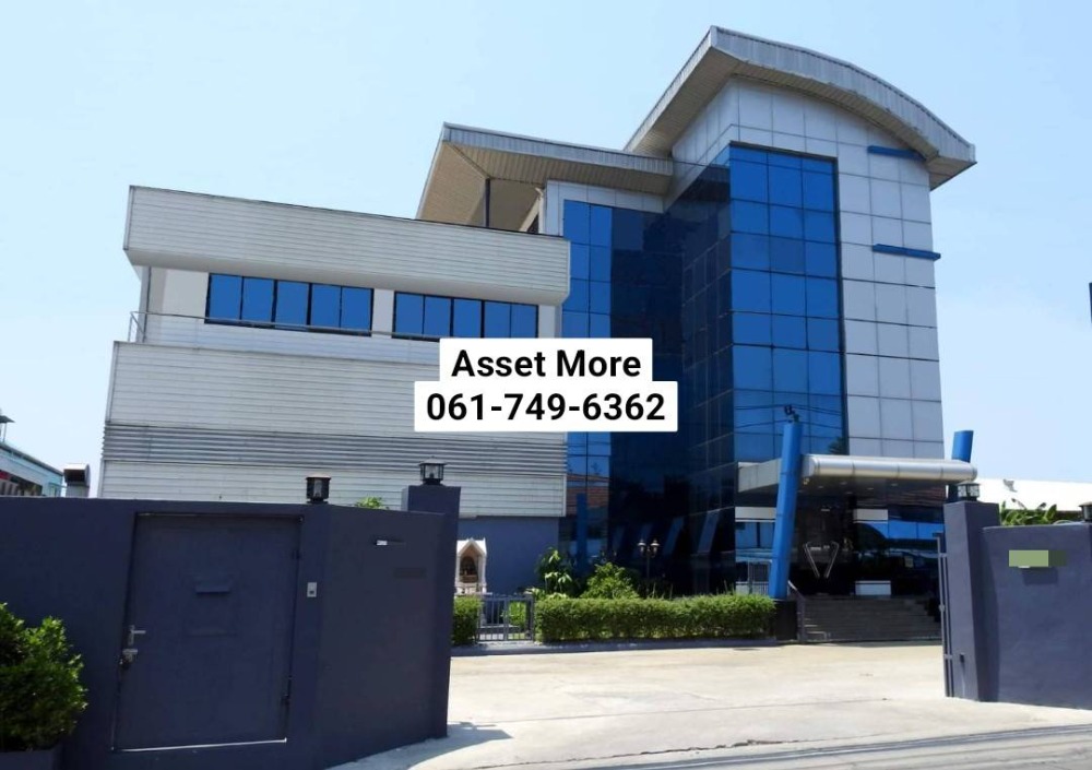 For RentShop HouseNawamin, Ramindra : For sale/for rent: 4-storey office building, good condition, ready to use, size 1 rai 2 square wa, parking for 20 cars, convenient transportation, near 3 expressways / near the Green Line and Pink Line electric trains / near Central Ram Intra