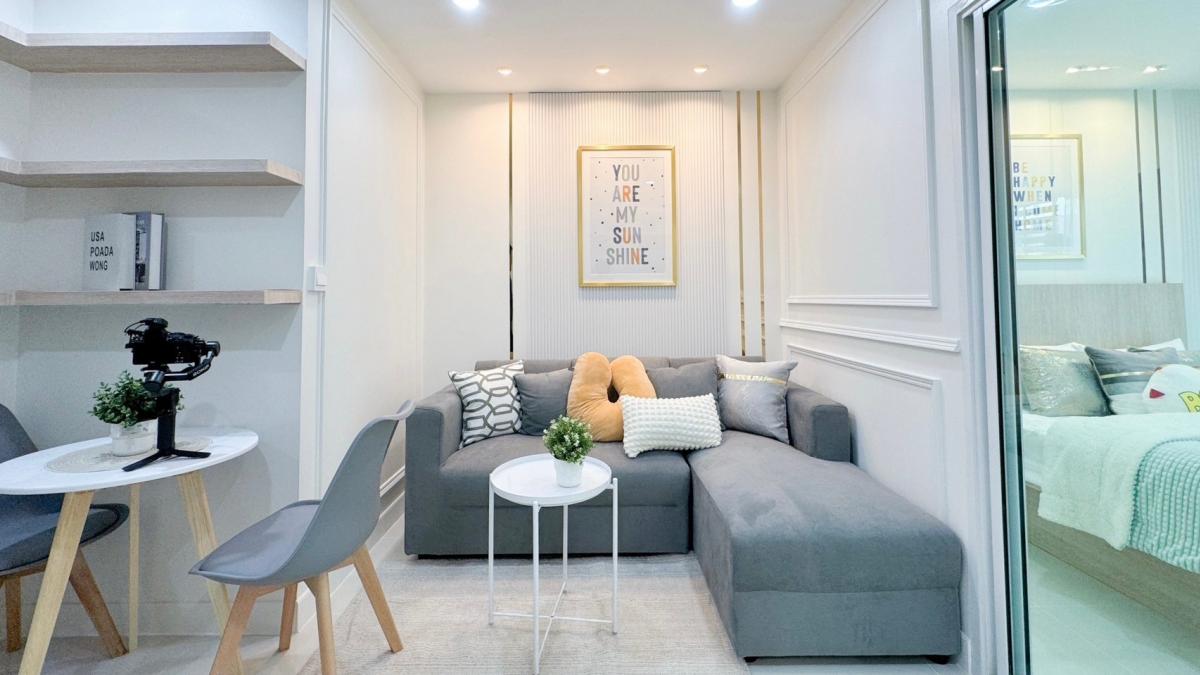 For SaleCondoRatchadapisek, Huaikwang, Suttisan : “The Private at Sutthisan” Beautiful, ready to move in, near MRT🚅