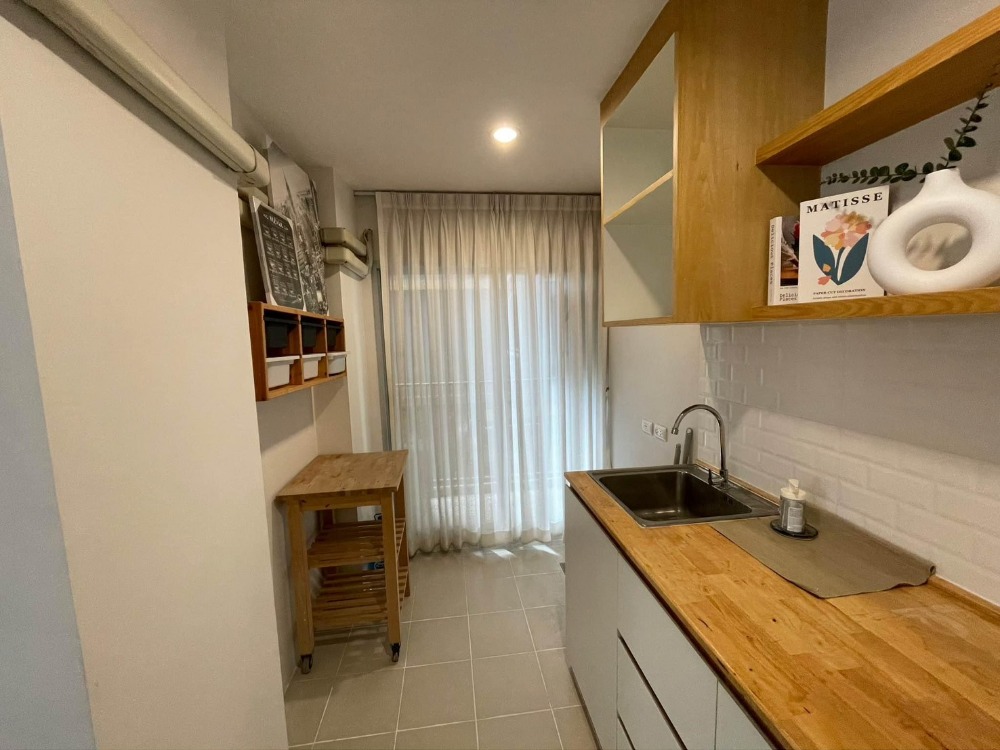 For SaleCondoRamkhamhaeng, Hua Mak : S-UAT144  sale condo U @Huamak station, 42.5 sqm. 2nd floor, fully furnished 2.3 million, 064-959-8900