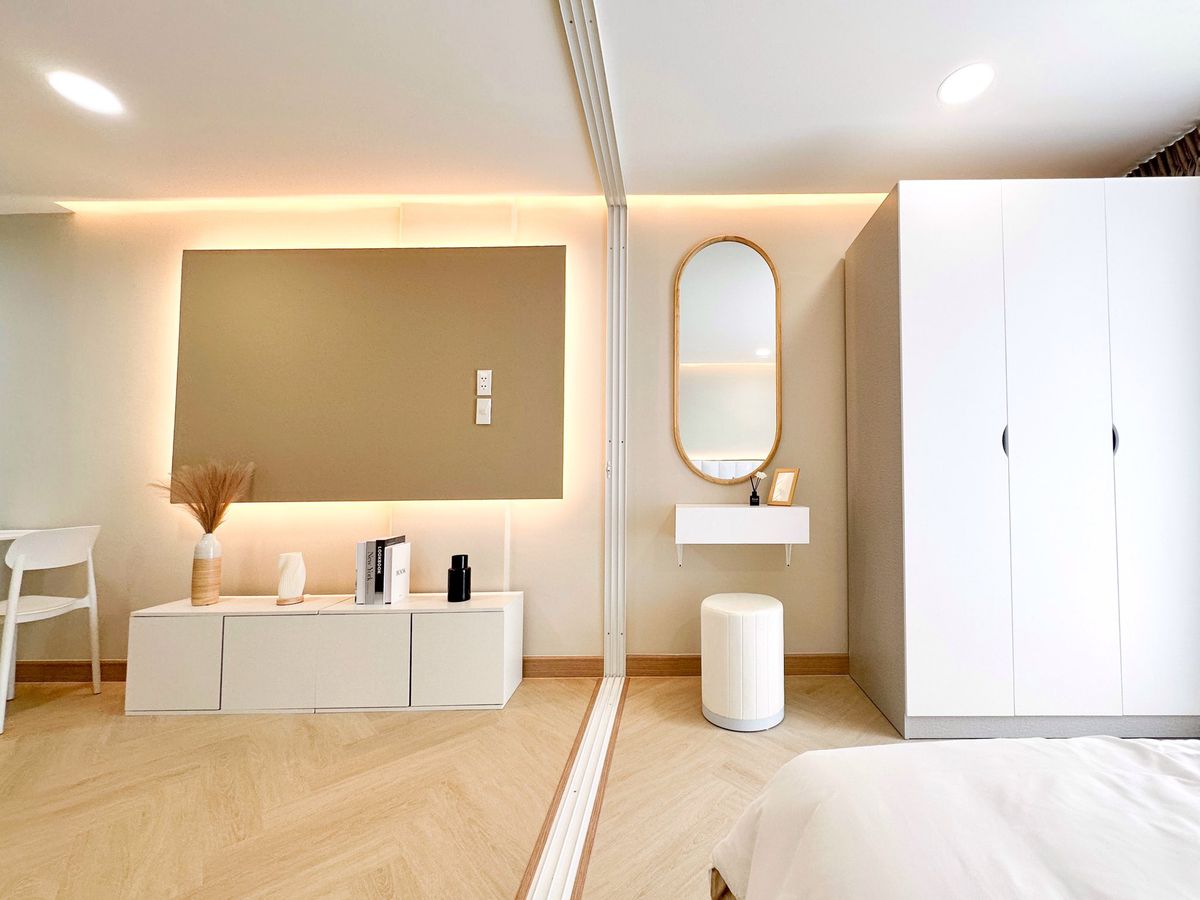 ขายคอนโดลาดพร้าว101 แฮปปี้แลนด์ : เจ้าของขายเอง ค่าคอม 4% !! คอนโดห้องใหญ่ เฟอร์ครบ ให้หมดเลย🔥 ||  ฟรีค่าใช้จ่ายวันโอนและยื่นกู้