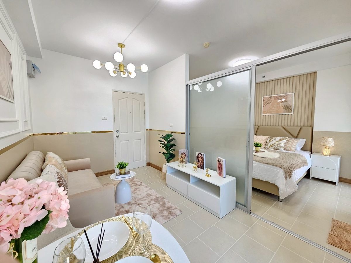 ขายคอนโดบางนา แบริ่ง ลาซาล : ขาย คอนโด รีโนเวทแล้ว ห้องสวยตรงปก City Home ศรีนครินทร์ ใกล้ MRT ศรีลาซาล 3 นาที