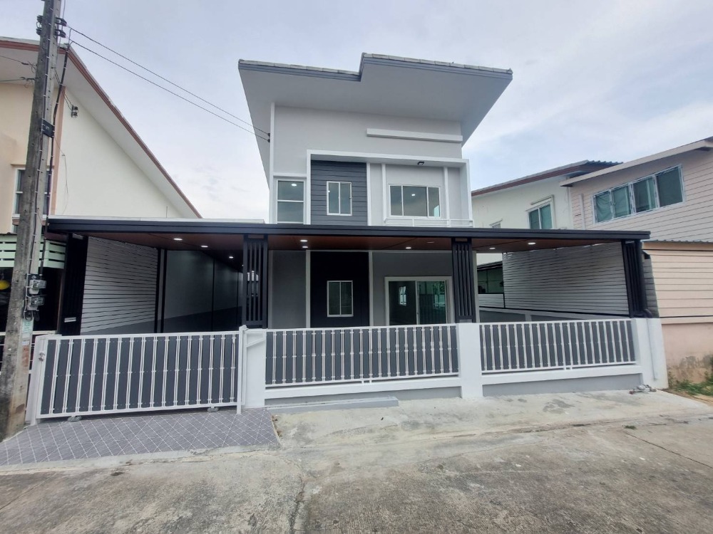 For SalePathum Thani,Rangsit, Thammasat : House for sale, ready to move in, Buriram Village, Lam Luk Ka, Khlong Si, Rangsit, Khlong Luang, Dream World, DD Market, AC Market, North Bangkok University, Pathum Thani