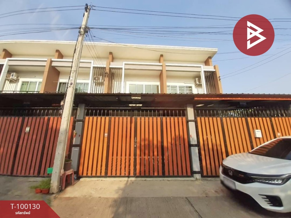 For SaleTownhomeMahachai Samut Sakhon : Townhouse for sale, area 19.2 square wah, Krathum Baen, Samut Sakhon