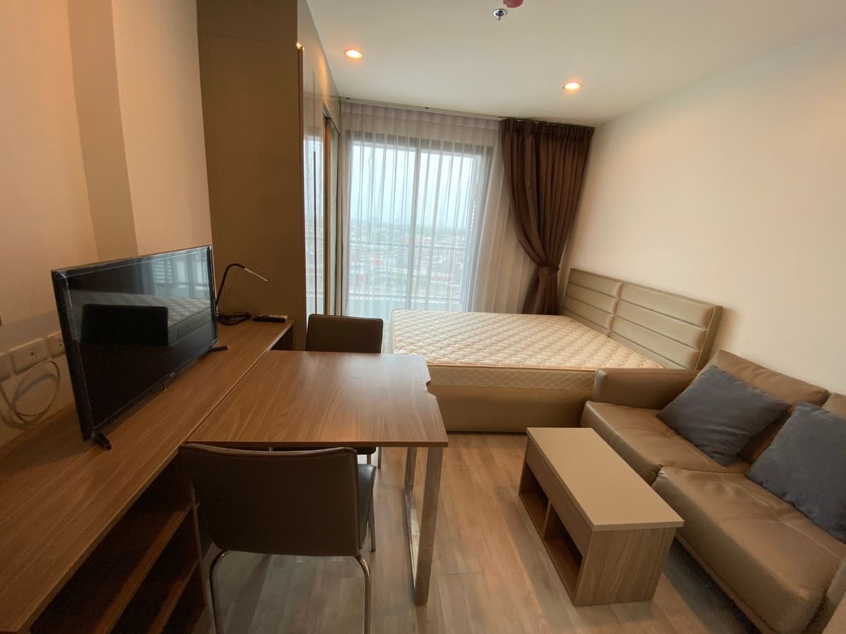 For RentCondoPinklao, Charansanitwong : 🏬 For Rent Ideo Mobi Charan-Interchange  Studio, 22 sq.m., Beautiful room, fully furnished.