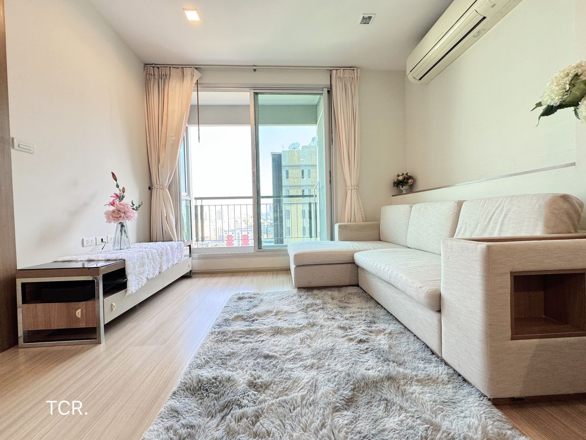 For SaleCondoRatchadapisek, Huaikwang, Suttisan : Condo for sale, ready to move in ✨Rhythm Ratchada - Huaikwang✨ Good location, convenient transportation, near MRT Huai Khwang