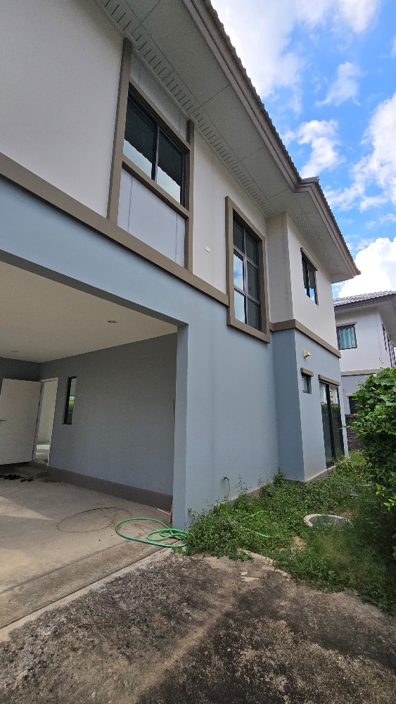 For SaleHousePathum Thani,Rangsit, Thammasat : For sale: 2-storey detached house, Phatsar Don Mueang - Phahon Yothin, corner house, 100 m. from Phahon Yothin Road, near Future Park Rangsit from Pruksa