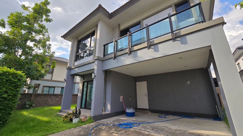 For SaleHousePathum Thani,Rangsit, Thammasat : For sale: 2-storey detached house, Phatsar Don Mueang - Phahon Yothin, 100 m. from Phahon Yothin Road, near Future Park Rangsit from Pruksa