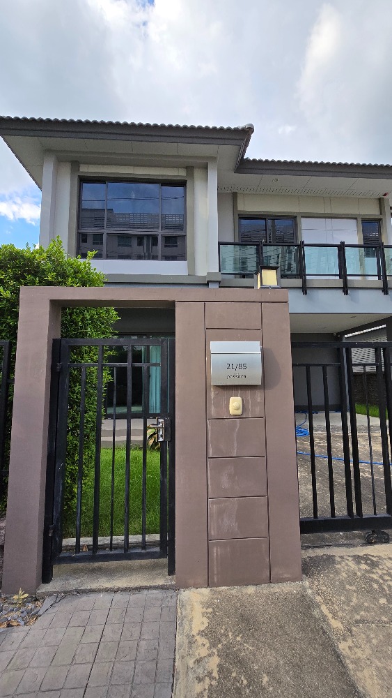 For SaleHousePathum Thani,Rangsit, Thammasat : For sale: 2-storey detached house, Phatsar Don Mueang - Phahon Yothin, 100 m. from Phahon Yothin Road, near Future Park Rangsit from Pruksa
