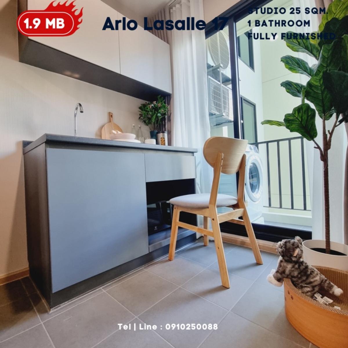 ขายคอนโดบางนา แบริ่ง ลาซาล : ✨ คอนโดมือ 1 เลี้ยงสัตว์ได้ ใกล้ BTS แบริ่ง พร้อมอยู่ เริ่มต้นเพียง 1.89 ลบ. 25 ตรม.