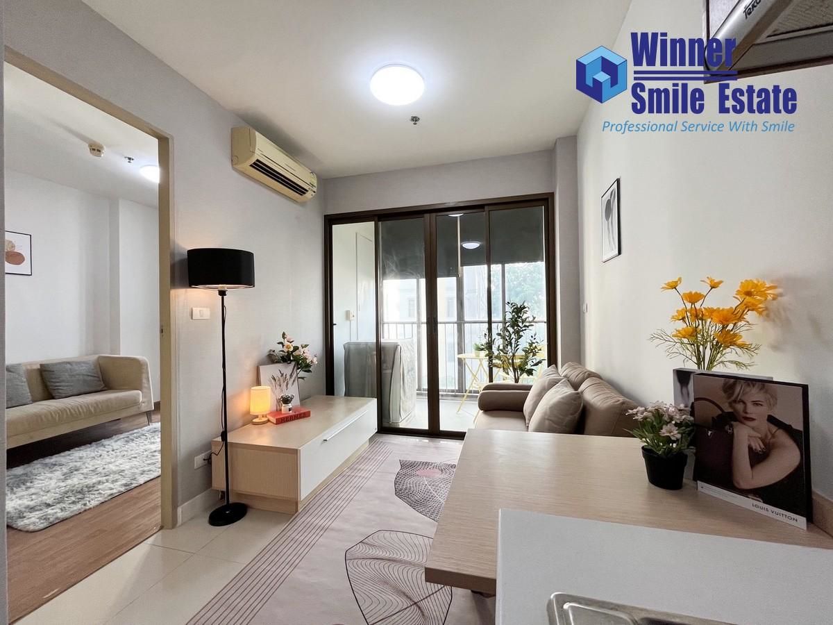 For SaleCondoOnnut, Udomsuk : Selling condo in Udom Suk, IDO, Mix Sukhumvit 103, free furniture, is really worth the BTS.