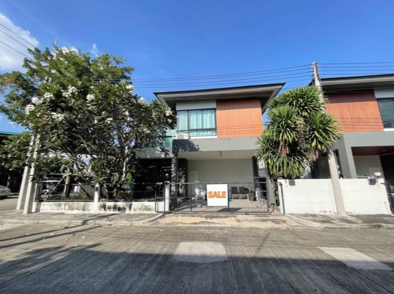 ขายบ้านมหาชัย สมุทรสาคร : บ้านเดี่ยว The Park 2 (บ้านตัวอย่าง) ขนาด 51.9 ตรว หลังมุม ต้นโครงการ ตำบลบางกระเจ้า อำเภอเมือง จังหวัดสมุทรสาคร