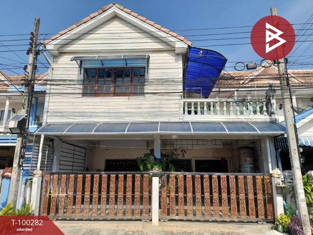 For SaleTownhomeSamut Prakan,Samrong : Townhouse for sale, Phut Si Villa Village 5, Phraeksa, Samut Prakan, ready to move in