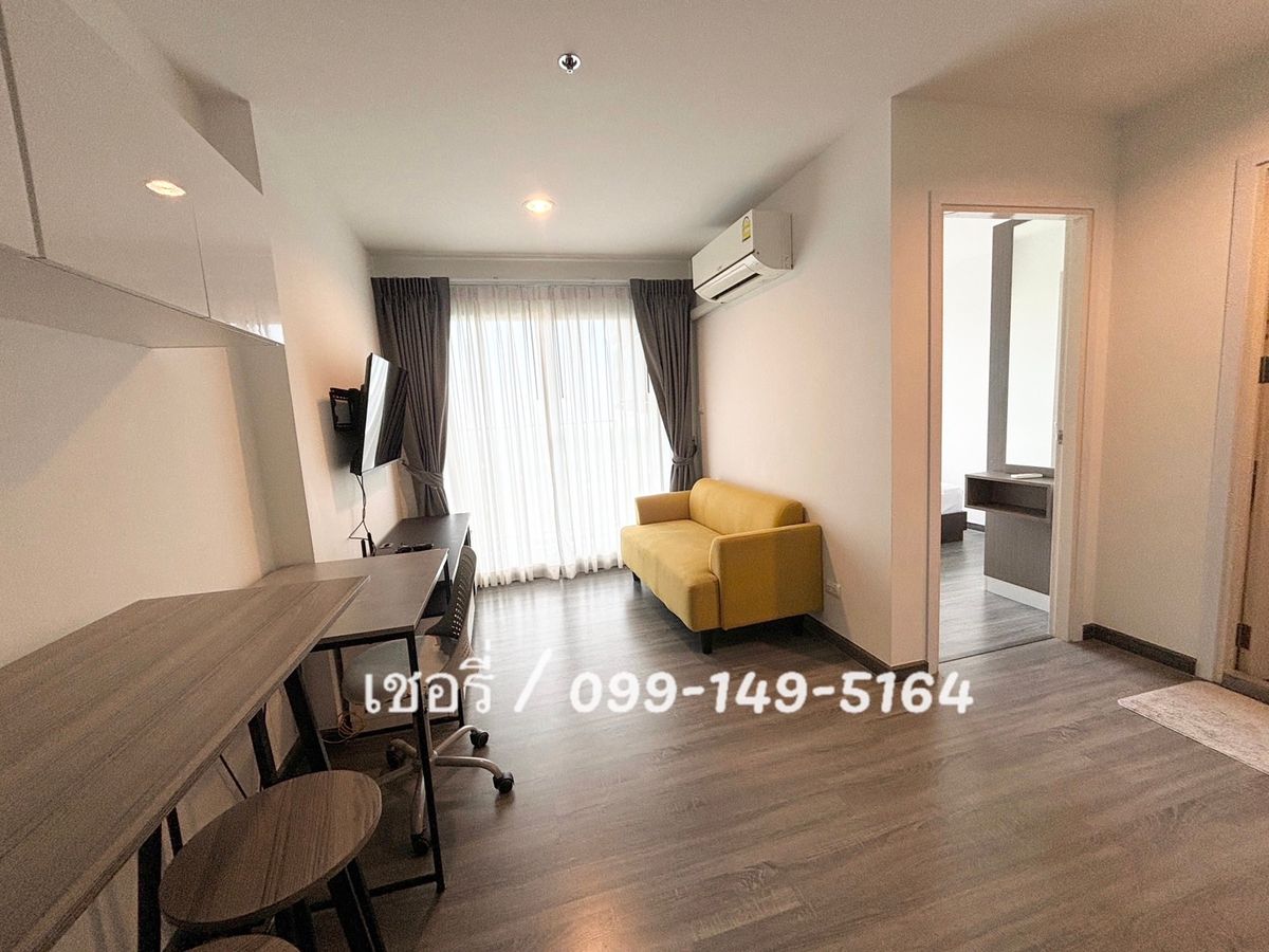 ให้เช่าคอนโดสมุทรปราการ สำโรง : เช่า The Trust Condo @ BTS Erawan ลมดีมาก ไม่มีตึกบัง วิวแม่น้ำ พร้อมเฟอร์นิเจอร์ ส่วนกลางจัดเต็ม ติดรถไฟฟ้าเอราวัณ / โทร 099-149-5164
