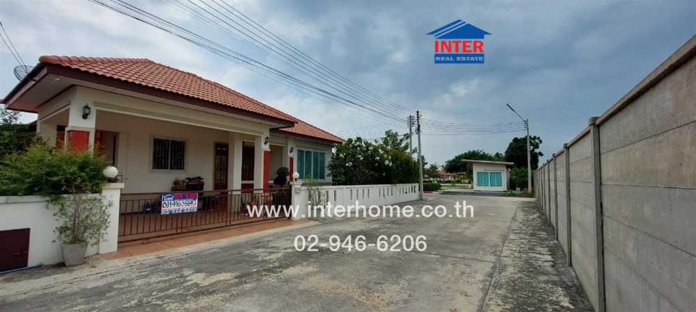 For SaleHousePathum Thani,Rangsit, Thammasat : Single-storey detached house, 89.9 sq.w., Thanmankong Village 15, Soi Erawan 27, Khlong Song Road, Raowan 1 Road, Khlong Luang, Pathum Thani