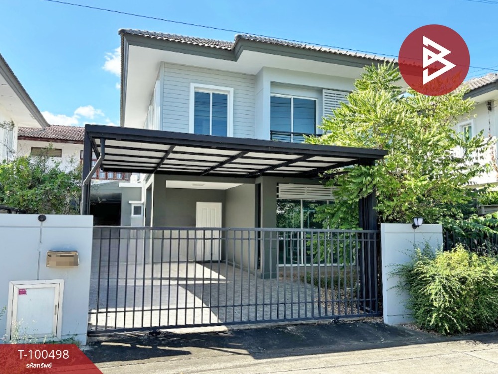 For SaleHousePathum Thani,Rangsit, Thammasat : Single house for sale, Pruksa Village 24 Scenery Village, Rangsit-Khlong 2, Pathum Thani