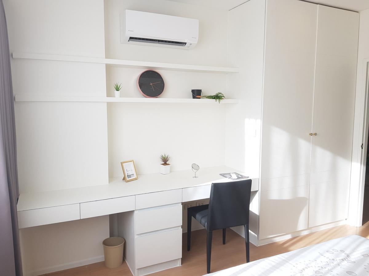 ขายคอนโดอ่อนนุช อุดมสุข : ขายคอนโดวิสต้าการ์เด้น มุมสงบ ไม่ติดทางด่วน 1ห้องนอนใหญ่ 45 ตรม รีโนเวทเรียบร้อย สวยมาก