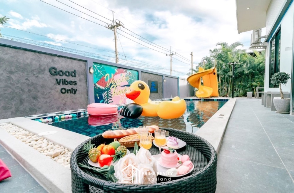 ขายหัวหิน ประจวบคีรีขันธ์ : ขายบ้านสวยพร้อมสระส่วนตัว เฟอร์นิเจอร์ครบใกล้โครงการศุภาลัยลากูนหัวหิน ราคาถูกมาก