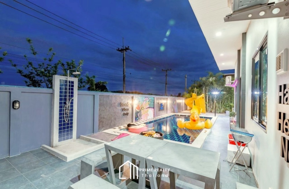 ขายหัวหิน ประจวบคีรีขันธ์ : ขายบ้านสวยพร้อมสระส่วนตัว เฟอร์นิเจอร์ครบใกล้โครงการศุภาลัยลากูนหัวหิน ราคาถูกมาก