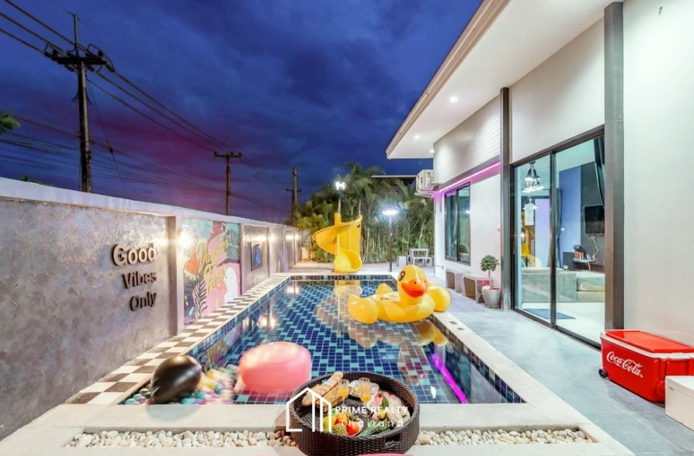 ขายหัวหิน ประจวบคีรีขันธ์ : ขายบ้านสวยพร้อมสระส่วนตัว เฟอร์นิเจอร์ครบใกล้โครงการศุภาลัยลากูนหัวหิน ราคาถูกมาก