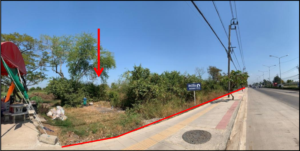 For SaleLandLadkrabang, Suwannaphum Airport : 9 rai of vacant land near Suvarnabhumi Airport