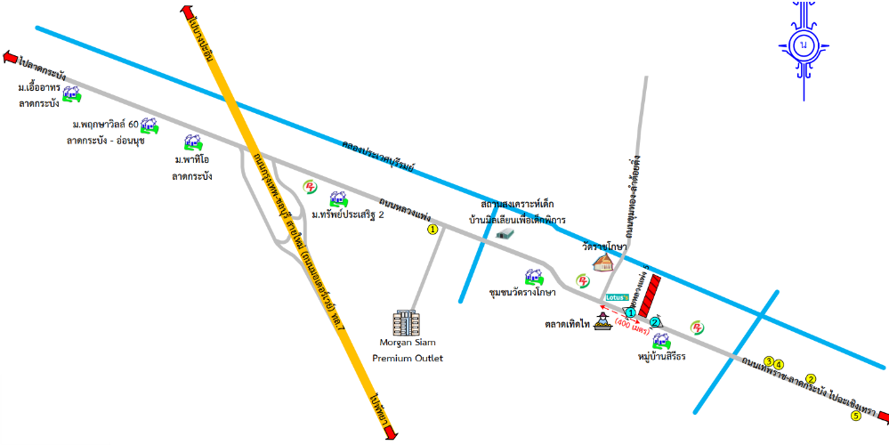 For SaleLandLadkrabang, Suwannaphum Airport : 9 rai of vacant land near Suvarnabhumi Airport