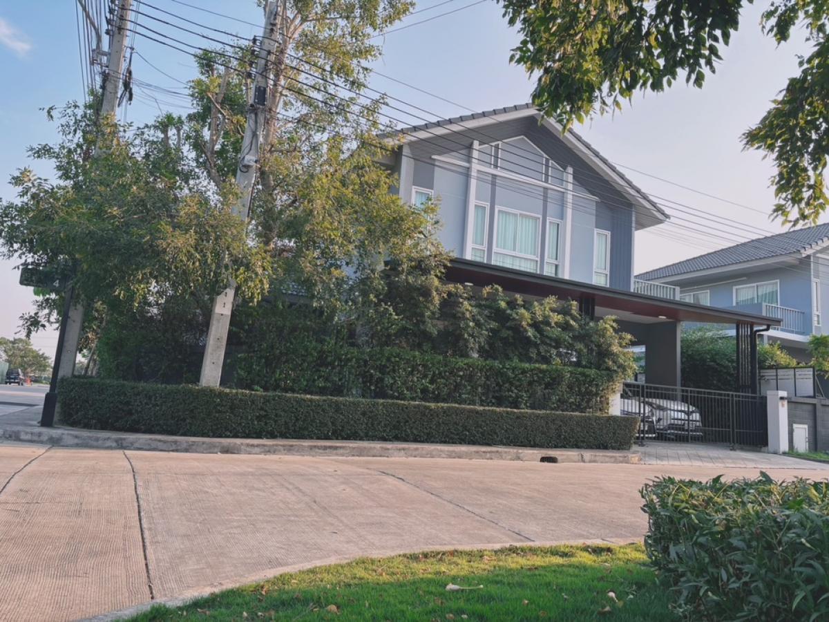 For SaleHouseMin Buri, Romklao : ✅Urgent sale, single house, Perfect Park Suvarnabhumi project, Phase 5, near Suvarnabhumi Airport, new Krungthep Kreetha Road