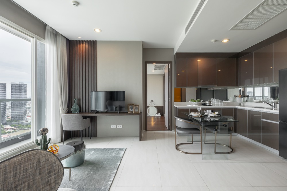 ขายคอนโดสาทร นราธิวาส : ขาย 2 ห้องนอน 77 ตร.ม. แม่น้ำ เรสซิเดนท์ คอนโดมิเนียม