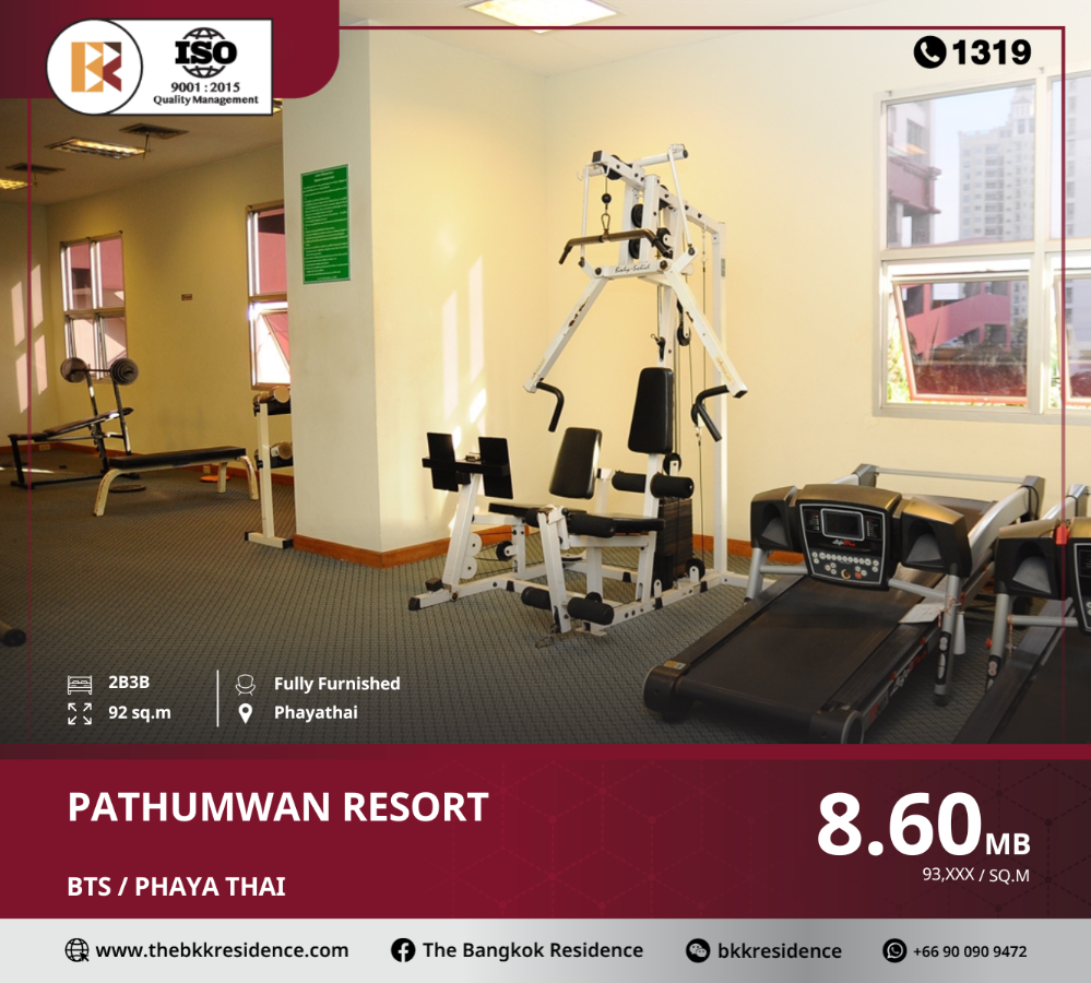 For SaleCondoRatchathewi,Phayathai : Exclusive price at pathumwan resort near bts phaya thai