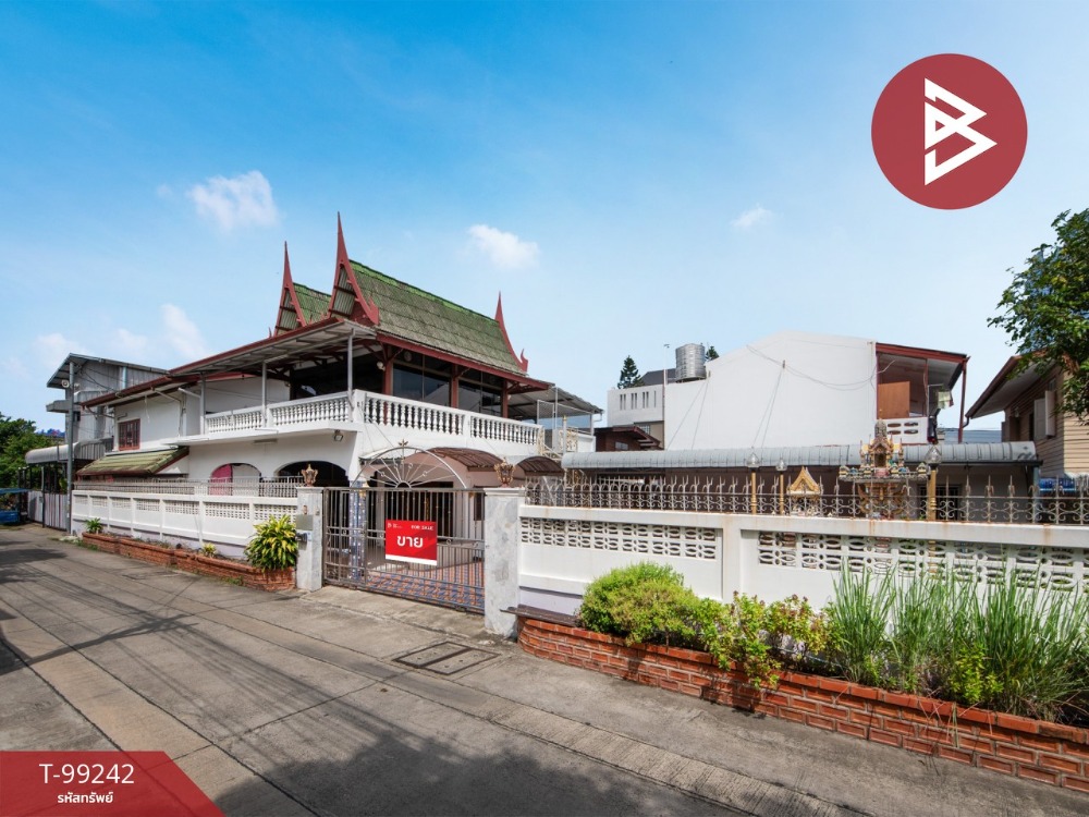 For SaleHouseSamut Prakan,Samrong : Single house for sale, area 90 square wah, Soi Rewat 3, Samrong Nuea, Samut Prakan