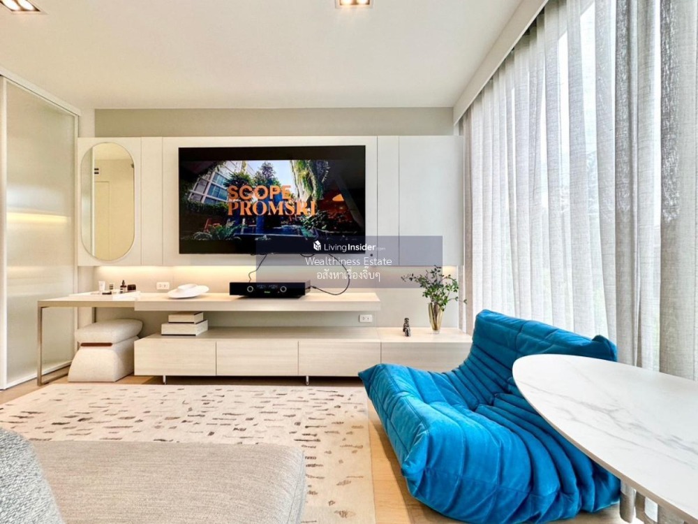 For SaleCondoSukhumvit, Asoke, Thonglor : 𝗦𝗰𝗼𝗽𝗲 𝗣𝗿𝗼𝗺𝘀𝗿𝗶 🦮🐈 | 1 bedroom, 1 bathroom, 32 sq m. Make an appointment to view the project 092-669-2991 (Fern)