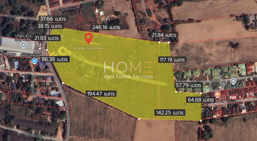 For SaleLandPattaya, Bangsaen, Chonburi : Land Sak Nok Bang Lamung Pattaya / (SALE) NEWC330