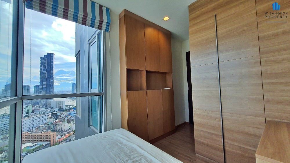 For SaleCondoSathorn, Narathiwat : 🔥HOT Pro🔥For sale, luxury condo, on Sathorn Road, Rhythm Sathorn, 2-Bed, 2-Bath, beautifully decorated, high floor, river view, very beautiful