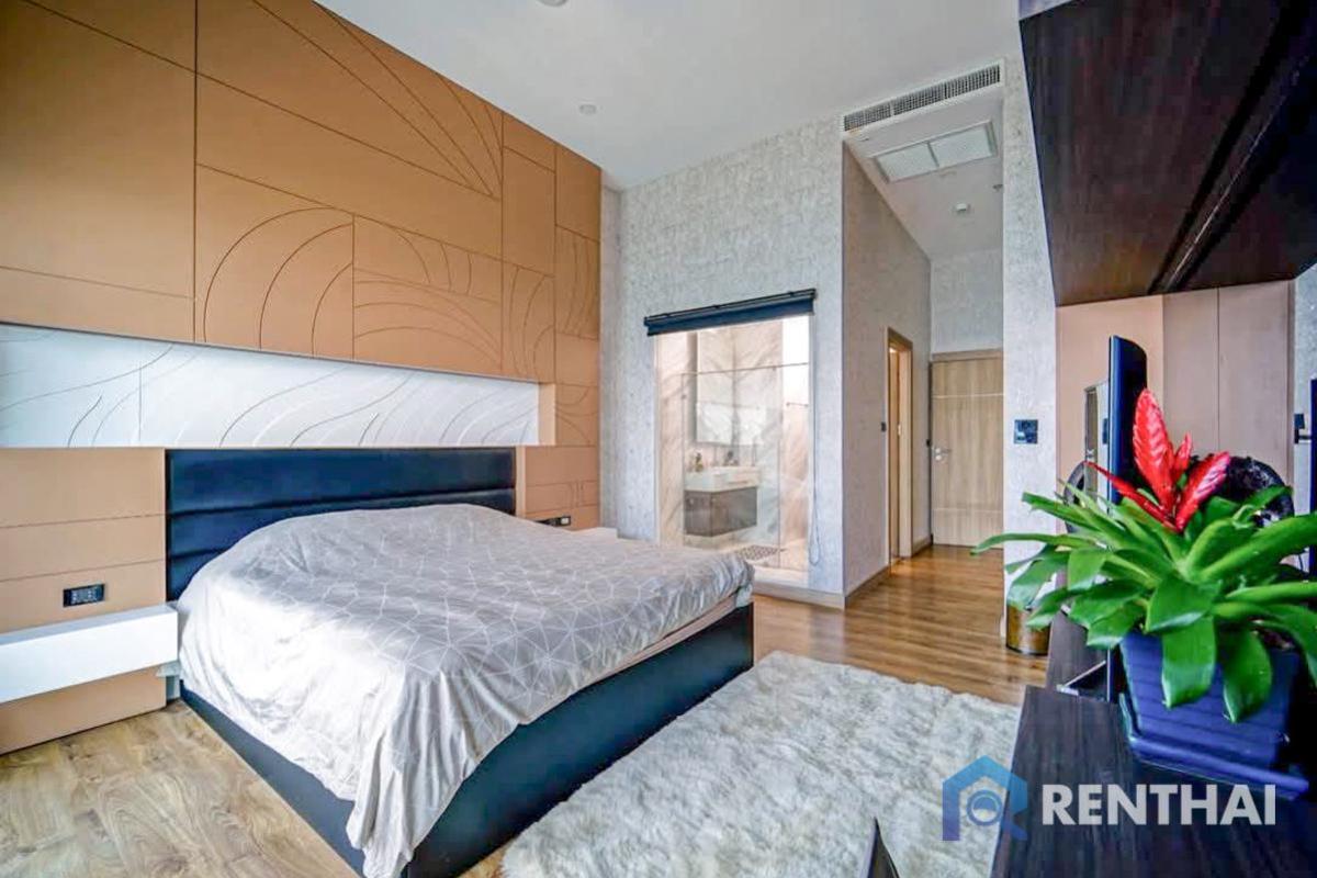 ขายคอนโดพัทยา บางแสน ชลบุรี สัตหีบ : เพนท์เฮ้าส์หรูสำหรับขายบนชั้นบนสุดของ The Palm Wong Amart Beach Pattaya, พร้อมเฟอร์นิเจอร์, สิ่งอำนวยความสะดวกครบครัน