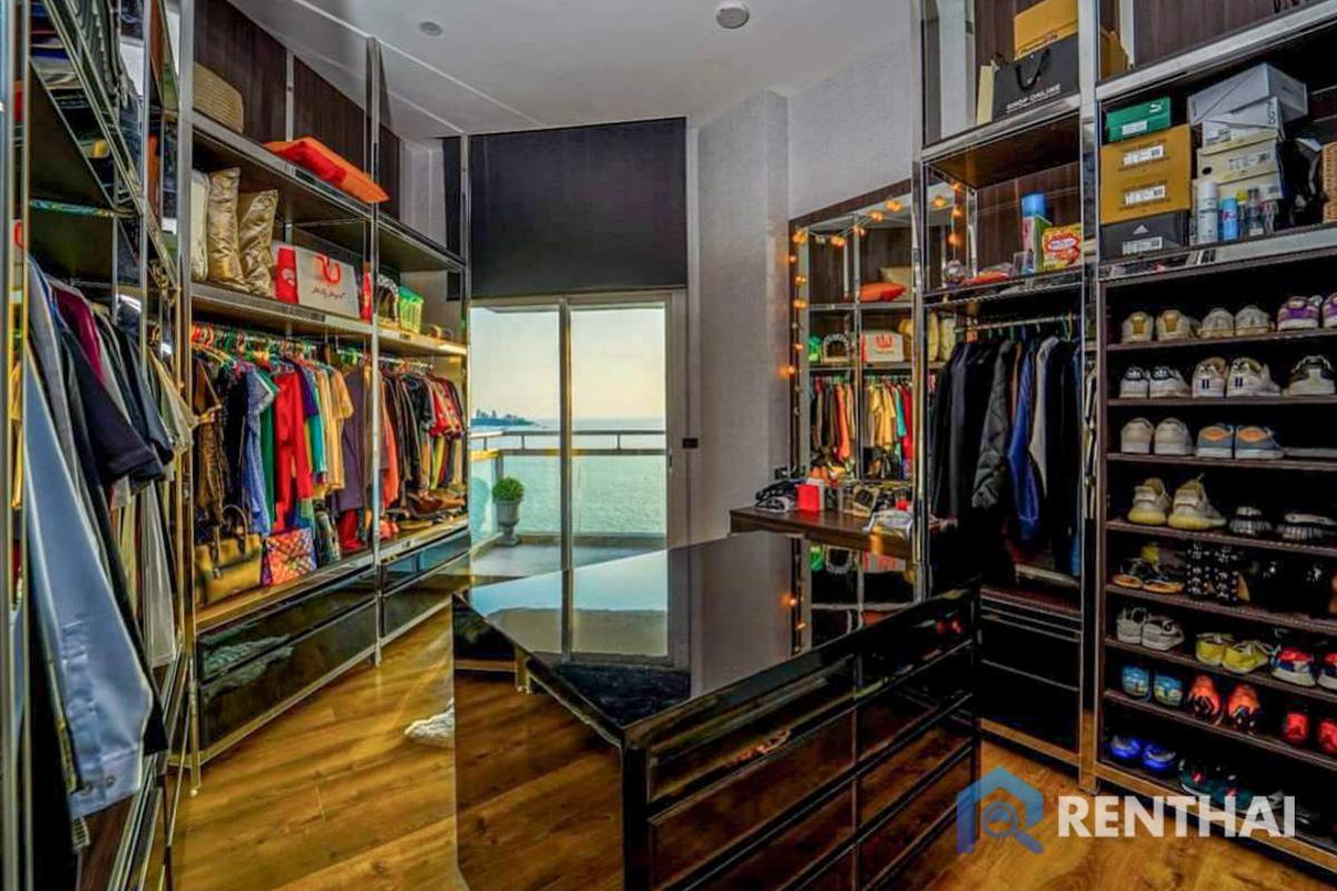 ขายคอนโดพัทยา บางแสน ชลบุรี สัตหีบ : เพนท์เฮ้าส์หรูสำหรับขายบนชั้นบนสุดของ The Palm Wong Amart Beach Pattaya, พร้อมเฟอร์นิเจอร์, สิ่งอำนวยความสะดวกครบครัน