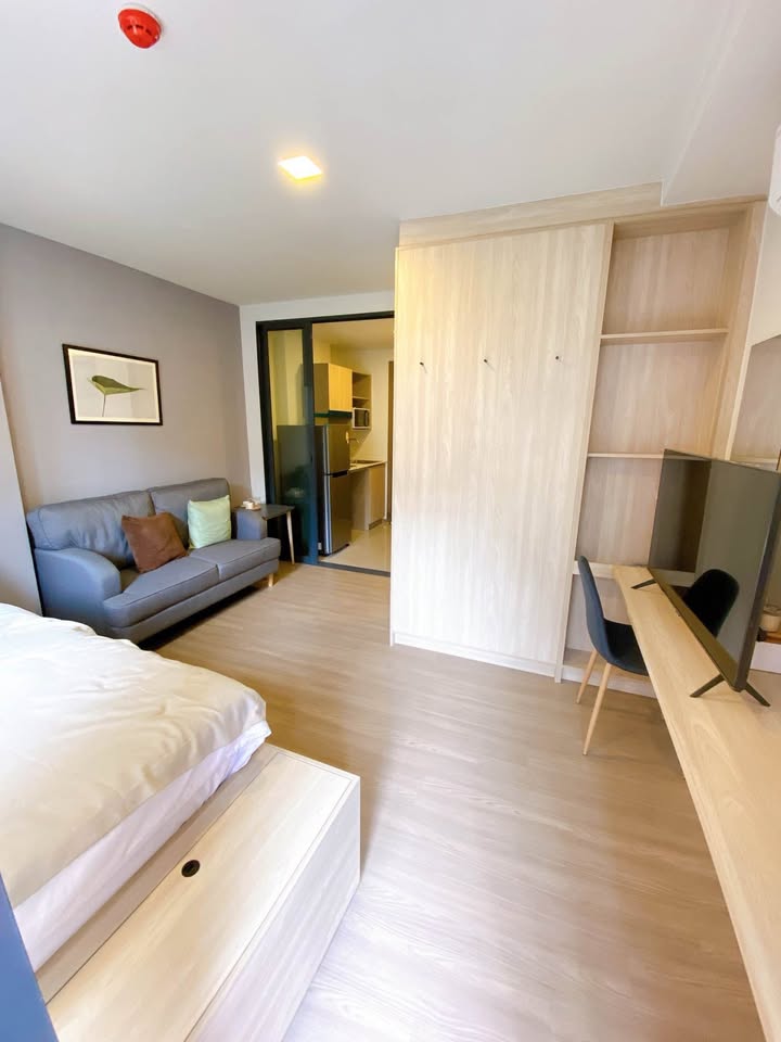 For RentCondoBangna, Bearing, Lasalle : Condo for rent, 1 bedroom, The Muve Bangna 🔥 Near the Yellow Line, Sri Eiam Station 🔥