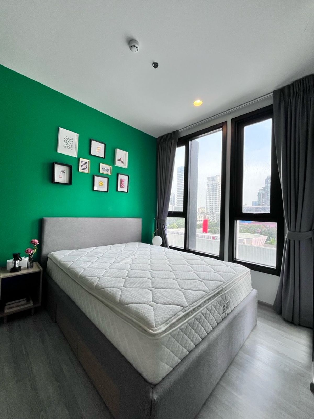 For RentCondoSukhumvit, Asoke, Thonglor : 🔥XT EKKAMAI 1 bedroom, 1 bathroom, corner room, beautiful view, high floor, very fast rental🔥