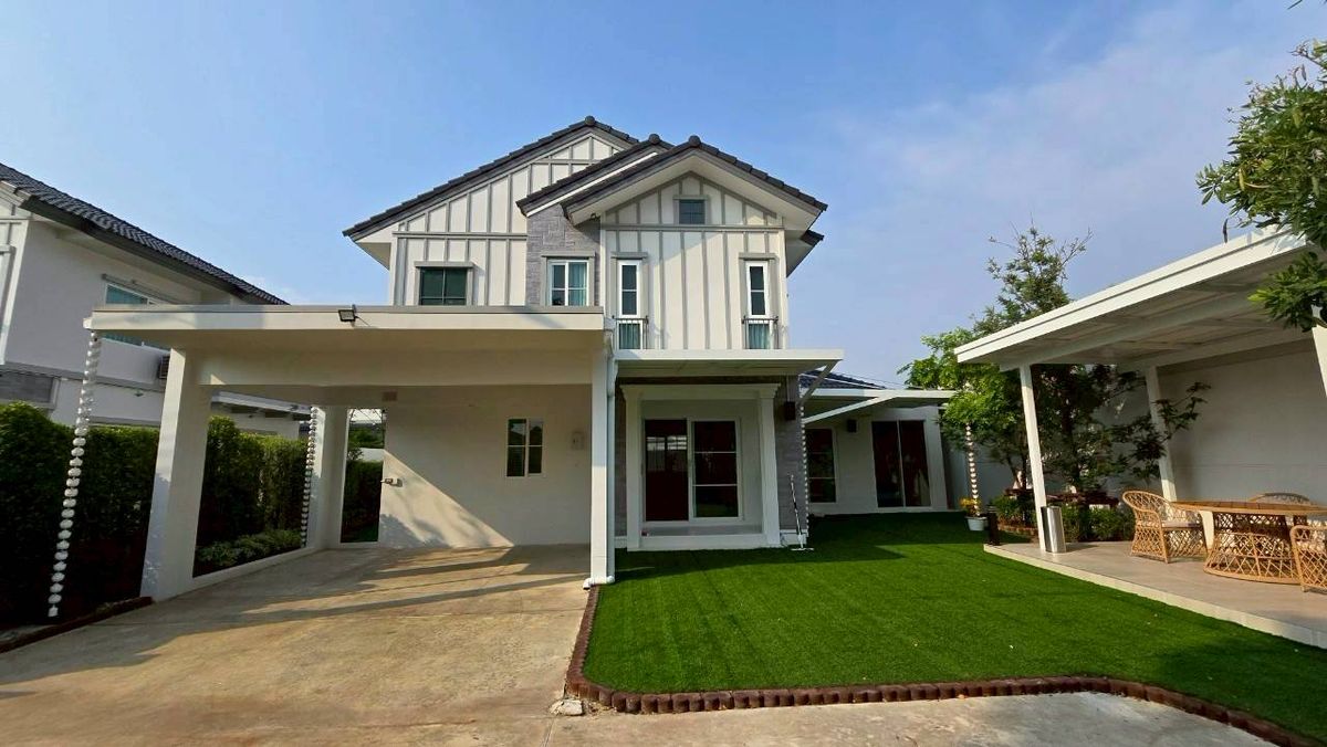 ให้เช่าบ้านบางนา แบริ่ง ลาซาล : 📣⭐️🏡 เช่าบ้านโครงการ Villaggio 3 ศรีนครินทร์ - บางนา ตกแต่งสวยหรู บรรยากาศน่าพักอาศัย โลเคชั่นดี เดินทางสะดวก