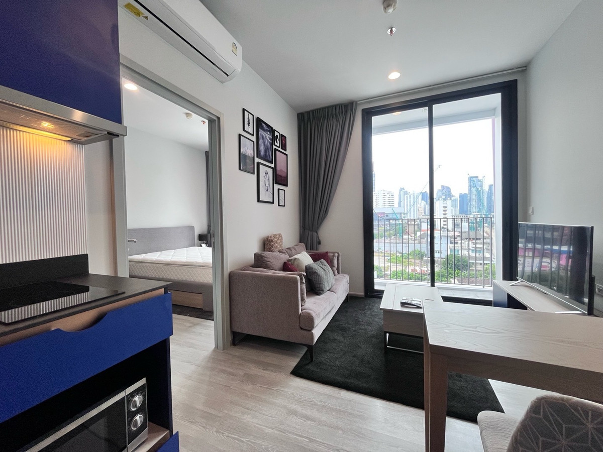 For RentCondoSukhumvit, Asoke, Thonglor : 🔥XT EKKAMAI 1 bedroom, 1 bathroom, corner room, beautiful view, high floor, very fast rental🔥