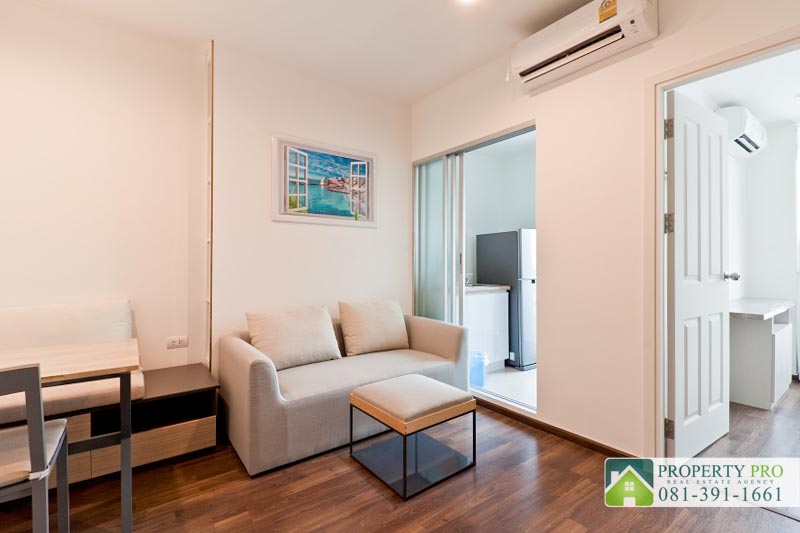 For RentCondoKasetsart, Ratchayothin : Condo for Rent U Delight Ratchavibha, 1 bedroom 31 sqm Fully-Furnished near Vibhavadi Rangsit Ratchawipha Ratchayotin Ratchadaphisek Phahon Yothin Prachachuen Lat Phrao Intersection Si Rat Expressway Don Muang Tollway SR
