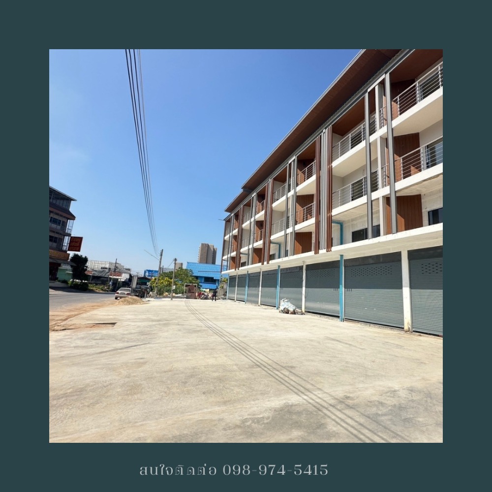 ขายอาคารพาณิชย์พิษณุโลก : อาคารพาณิชย์ มือ 1 ใกล้วัดใหญ่ ใจกลางเมืองพิษณุโลก