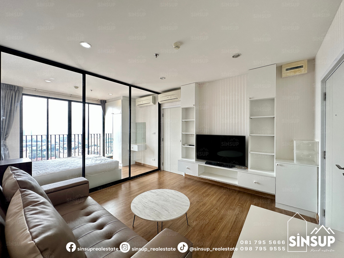 ให้เช่าคอนโดบางซื่อ วงศ์สว่าง เตาปูน : ⭐️ ให้เช่า 𝐓𝐡𝐞 𝐓𝐫𝐞𝐞 𝐈𝐧𝐭𝐞𝐫𝐜𝐡𝐚𝐧𝐠𝐞 ห้องรีโนเวทใหม่ ✨ สวย ไร้รอยร้าว ชั้นสูง วิวสวยฝั่งรัฐสภา เห็นโค้งน้ำ พร้อมอยู่