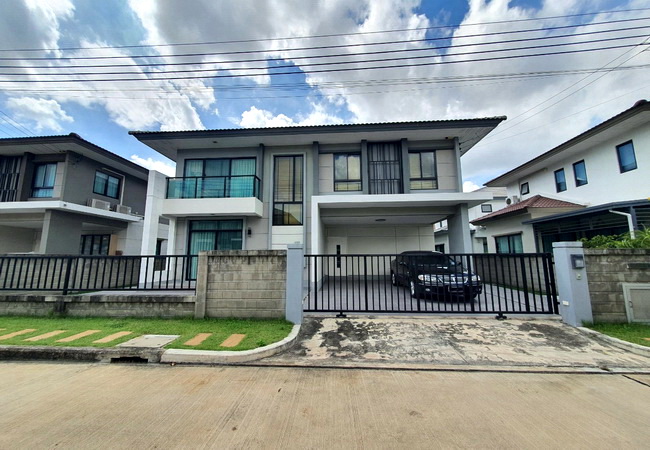 For SaleHouse : ขายบ้านเดี่ยว หมู่บ้านคาซ่า วิลล์ รามอินทรา-วงแหวน 2 เนื้อที่ 52.3 ตร.ว. 2 ชั้น 4 นอน 3 น้ำ ราคาต่อรองได้