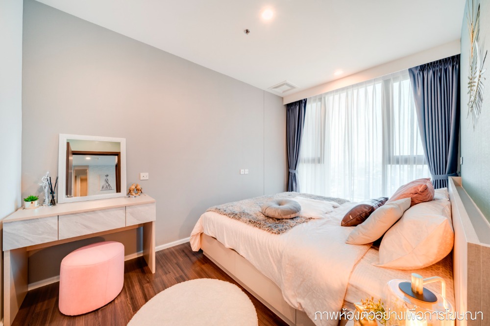 ขายคอนโดอ่อนนุช อุดมสุข : For sale Whizdom Inspire Sukhumvit ห้องมุม ทิศใต้ Layout เป็นแบบครัวปิด 33.82 sq.m. 1 bedroom @4.9 MB