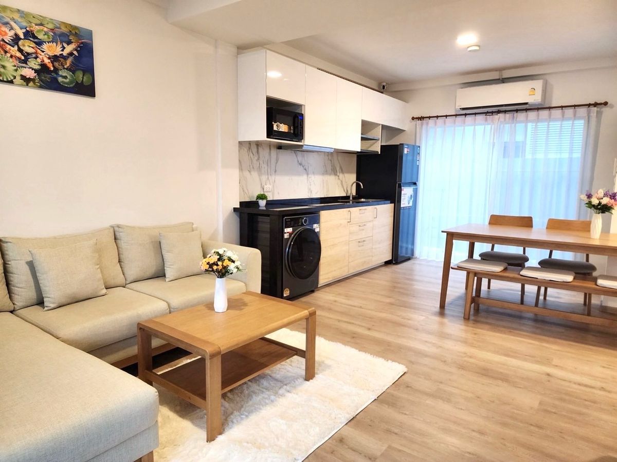 ให้เช่าทาวน์โฮมบางนา แบริ่ง ลาซาล : ✅rent : ✅Indy Bangna Ram 2 🔥near Mega Bangna