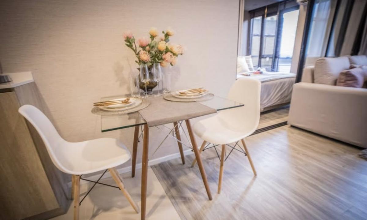 For RentCondoOnnut, Udomsuk : 🚝For rent IKON S77, unobstructed view, complete electrical appliances and furniture, near BTS On Nut, free shuttle, ready to move in, price 14,000 baht