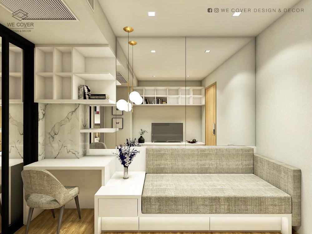 ให้เช่าคอนโดสะพานควาย จตุจักร : The Line จตุจักร-หมอชิต ✨ ห้องเเต่งสวย ชั้นสูง พร้อมอยู่ ม.ค.📞 Line : @pukkhome (with @)