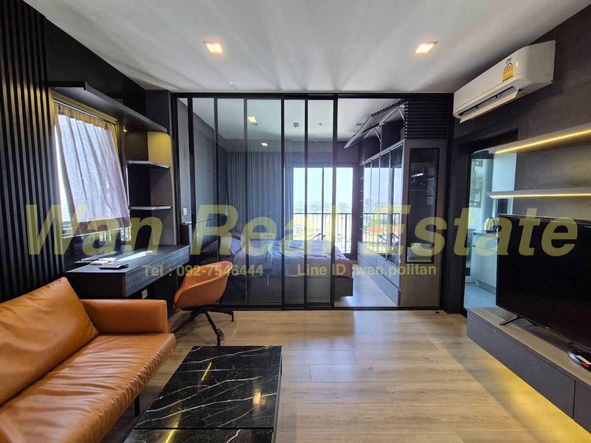 ให้เช่าคอนโดรัตนาธิเบศร์ สนามบินน้ำ พระนั่งเกล้า : ให้เช่า politan rive ตกแต่งสวยครบ ห้องมุม วิวแม่น้ำ