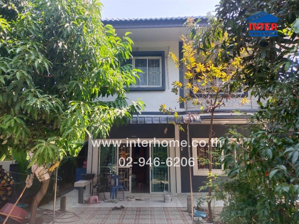 ขายบ้านปทุมธานี รังสิต ธรรมศาสตร์ : บ้านเดี่ยว 2 ชั้น 65.4 ตร.ว. หมู่บ้านอยู่เจริญโครงการ3 ถนนลำลูกกา ถนนพระองค์เจ้าสายคลอง4 ลำลูกกา ปทุมธานี